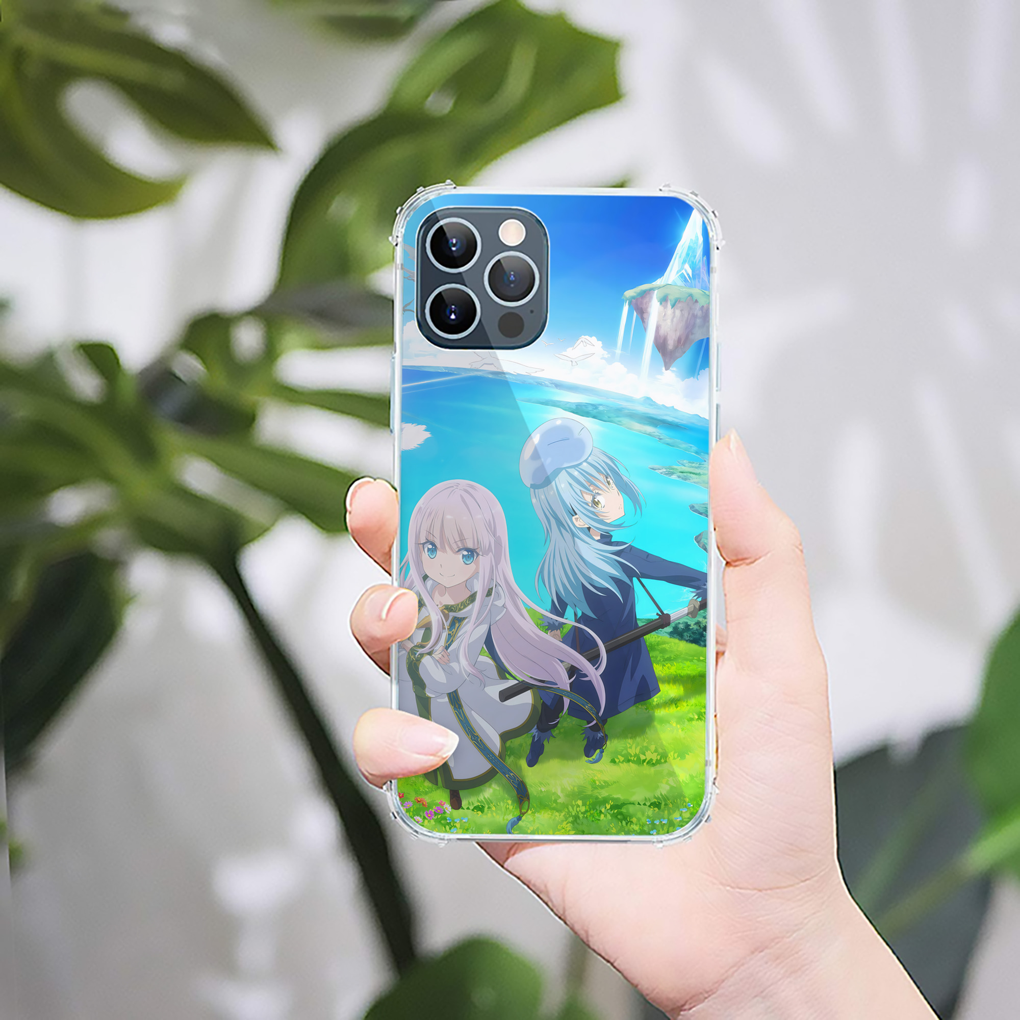 （画像用） 転スラ Regarding Reincarnated to Slime 【iPhone 12シリーズ対応】透明スマホケース（クリアソフトケース）